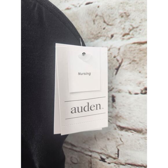 Nursing Tank Top Size Medium NEW Black Auden Nursing Top Lightly Lined Cami - Picture 2 of 6
